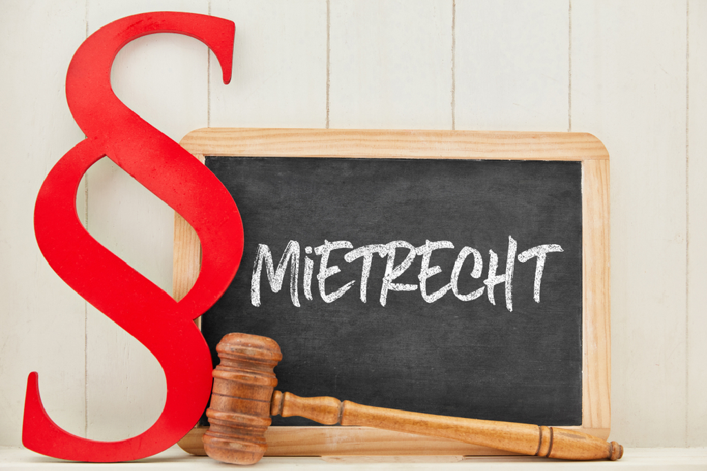 Mietrecht_ Konzept mit Gesetzbuch